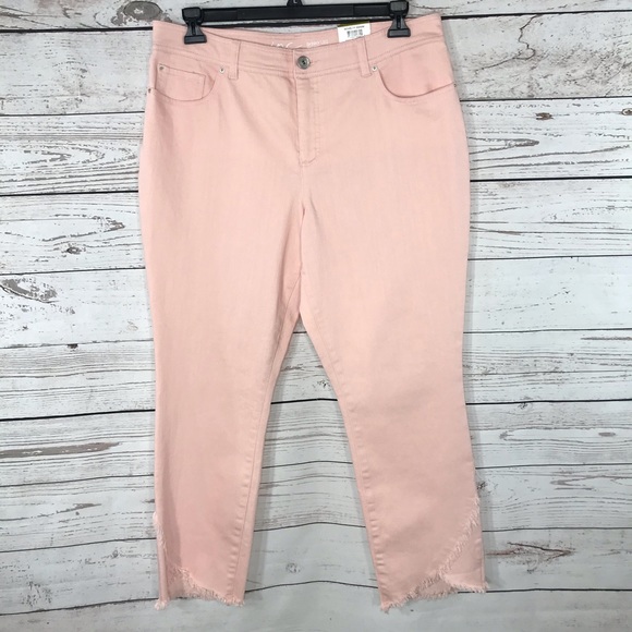 INC International Concepts Denim - INC International Concepts Ankle Jeans Raw Hems